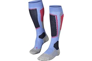 FALKE Women's SK2 Intermediate Ski Socks, Warming, Quick Dry Merino Wool, 1 Pair