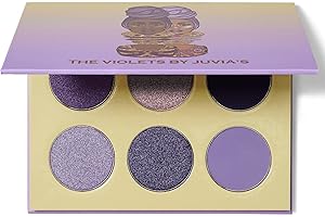 Juvia’s Place The Violets Eyeshadow Palette – Professional & Pigmented Eye Makeup, Flawless Finish, Soft & Natural or Complete Glam, Shades of 6