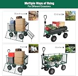 campMax Oversized Garden Cart 650lbs Heavy Duty Wagon with Removable Sides view 7