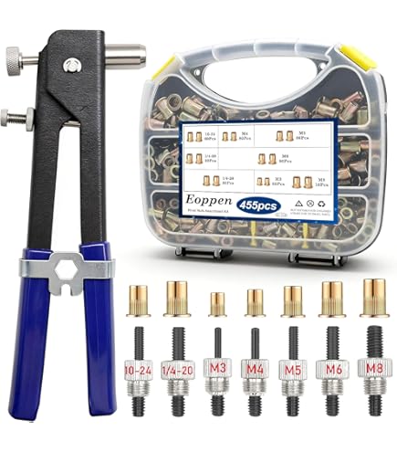 VIGRUE 16'' Rivet Nut Tool Kit Nutserts Rivnut Hand Tool Set