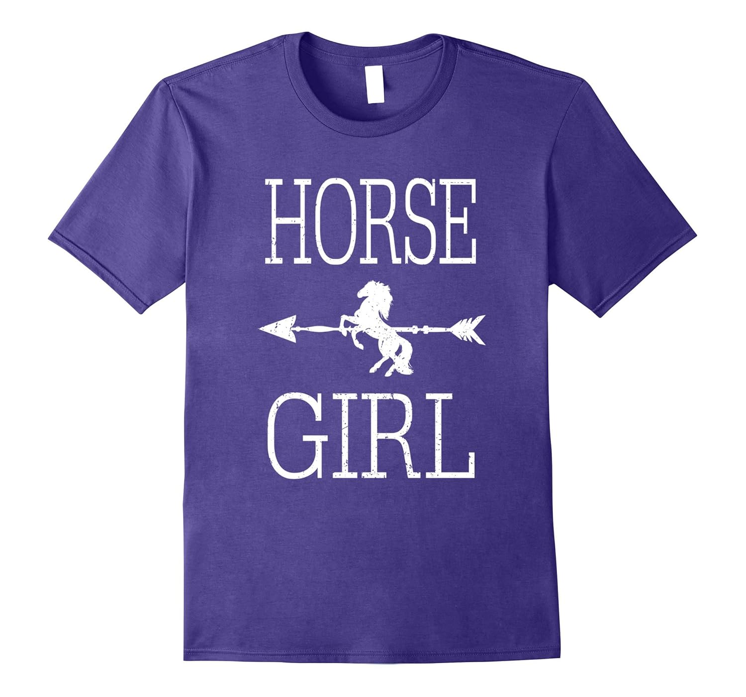 Horse Girl Riding T-Shirt Horseback Riding Horse Lovers Tee-Rose