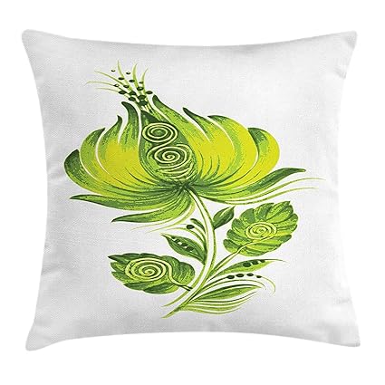 Amazon Com Goeume Apple Green Throw Pillow Cushion Cover