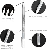 ABEIER Premium XSG Fine Point White Gel Pen Set 6 0.8mm Nibs Artists view 3