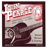 John Pearse P3000 Nickel Plated Acoustic Guitar Strings, Medium
