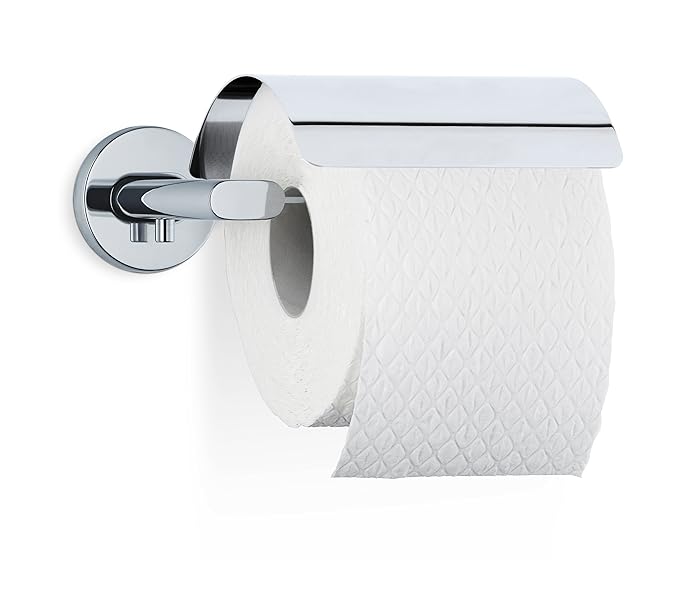 Blomus AREO WC-Rollenhalter, Edelstahl poliert, 15.5 x 16.5 x 5.7 cm