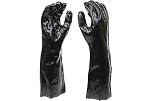 West Chester 12018 18" Chemical Resistant Gloves, Large, Black (Pack of 1 Pair)