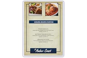 STORE SMART StoreSMART - Rigid Plastic Menu - 5" x 7" - 300-Pack - HPP5X7-MENU-300
