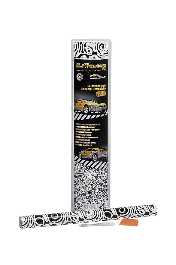 Erlkönig Design| Tarnfolie | Camouflage Folie| 200cm x 50cm| Klebefolie Auto, Haushalt,Fahrrad, Boot uvm