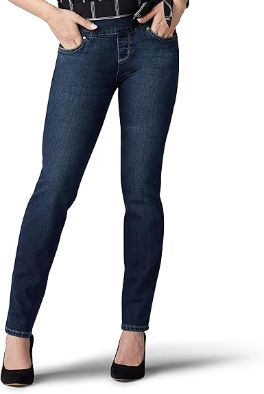 lee slim fit sculpting slim leg pull on jean