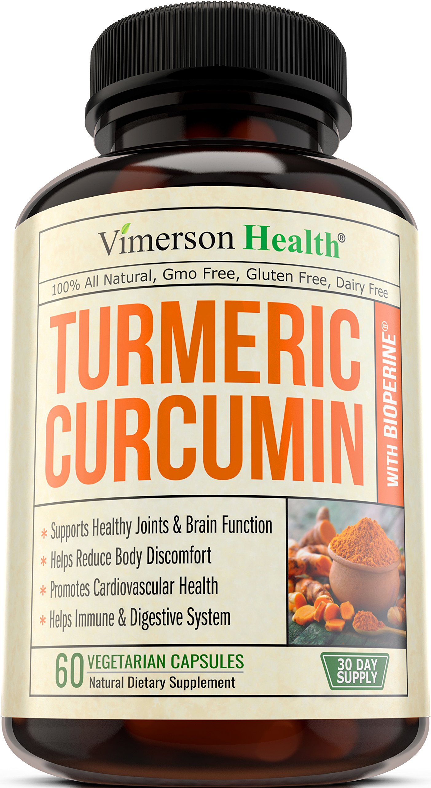 Amazon.com: Turmeric Curcumin with Ginger & Bioperine - Best Vegan Joint Pain Relief, Anti 