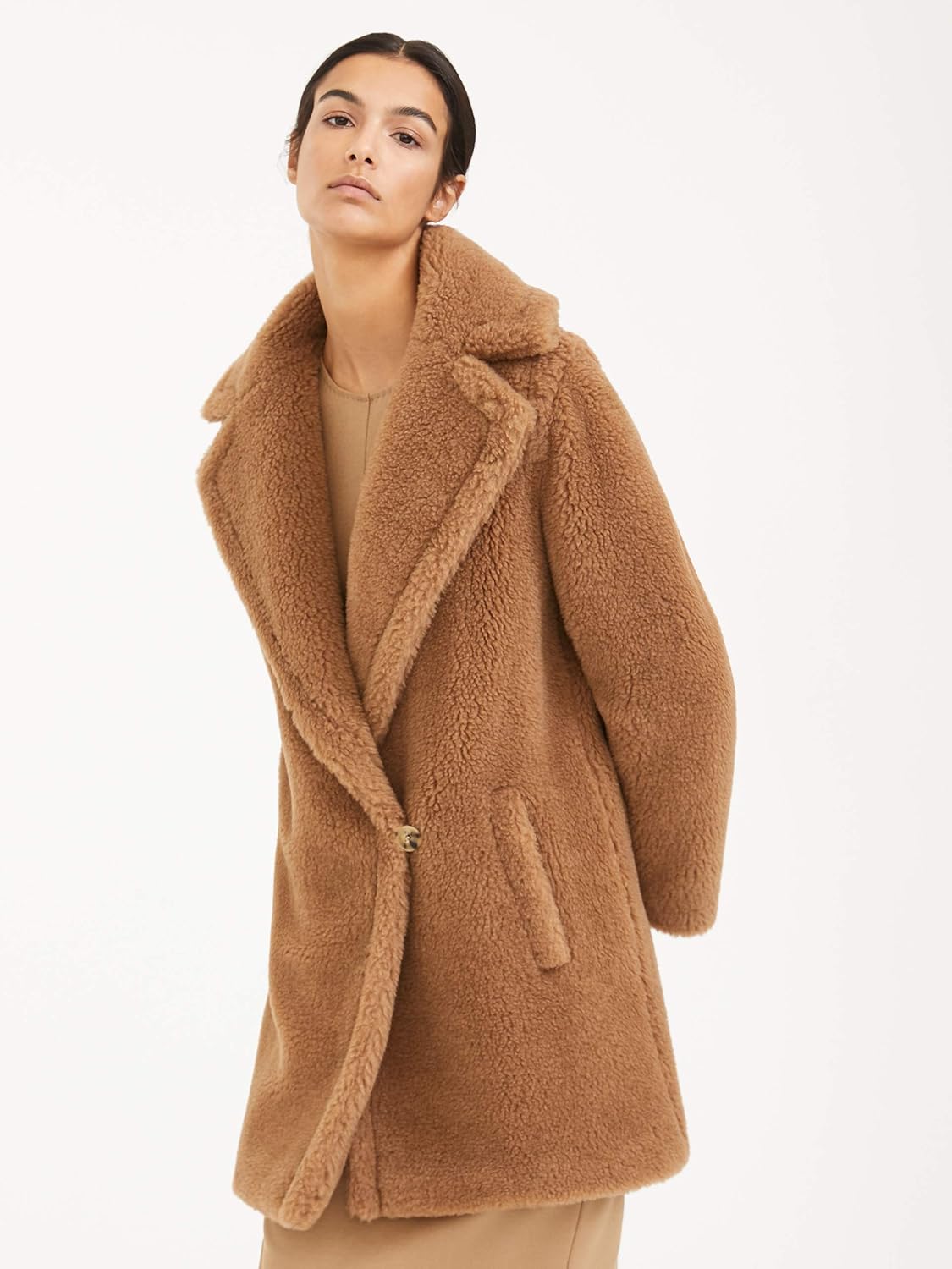 Max mara camel and silk coat Clearance