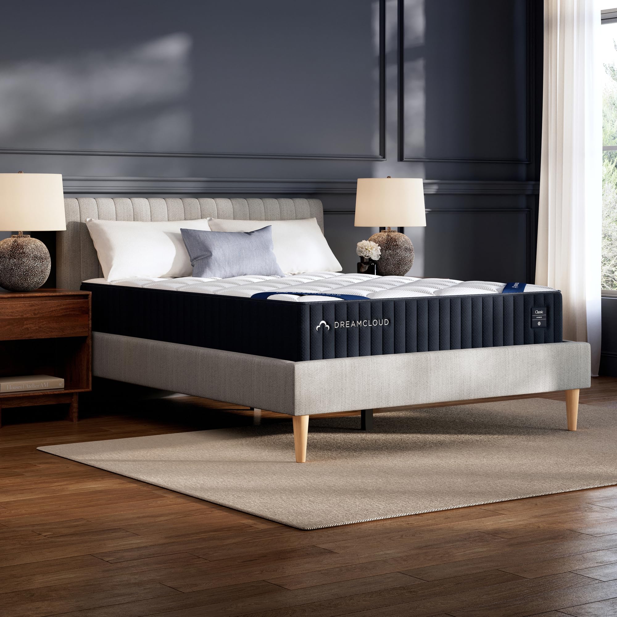 Photo 1 of DreamCloud Classic 12" King Mattress - Luxury Hybrid Gel Memory Foam - 365 Night Trial - Fiberglass Free - Forever Warranty - Mattress in a Box - CertiPUR-US Certified
