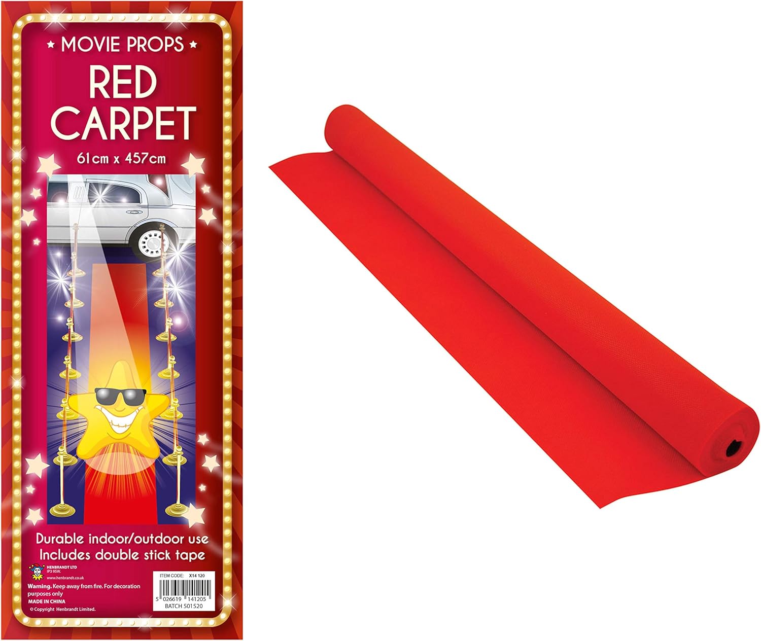 Movie Premier Fabric Floor Runner 15 Decoration Each Party