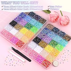 2 Boxes Jelly Rhinestones for Bedazzling, 36600Pcs