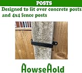 HowseHold Fence Panel Security Brackets 20 Pack for Concrete 4x4 Posts view 4