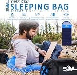 SAIL 4 Season Sleeping Bag Kids & Adults Extra Wide 220 cm Blue view 2