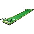 PutterBall Premium Golf Pong Game Set - Original - Includes 2 Putters, 2 Balls, Green Putting Mat & Hole Covers - Best Backyard Party Game