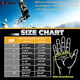 MOREOK Waterproof Windproof Winter Gloves 3M Thinsulate Touchscreen Black M view 6