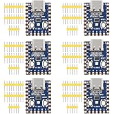 6PCS RP2040-Zero RP2040 USB-C Connector Compatible with Raspberry Pi Microcontroller PICO Development Board Module Dual-core Cortex M0+ Processor 2MB Flash Support C/C++,MicroPython