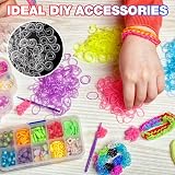 Siqian Loom Bands S Clips 240Pcs Clear Rubber Band Connectors Refill Kit view 6