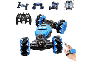 Lulu Home Remote Control Car Toys for Kids Ages 6-12, 4WD Hand Gesture Sensing RC Crawler, 360 Stunt Twisting Climbing Vehicle Boy Toy Car with Four-Wheel Drive, Birthday for Boys Girls