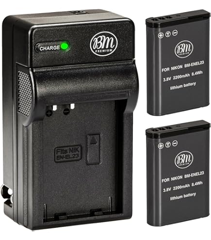 Amazon.com : 2 Pack Battery and Charger Kit for Nikon COOLPIX P900