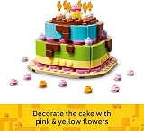 LEGO Birthday Party Cake Toy 40815 Create Candles Flowers Customisable Decor view 5