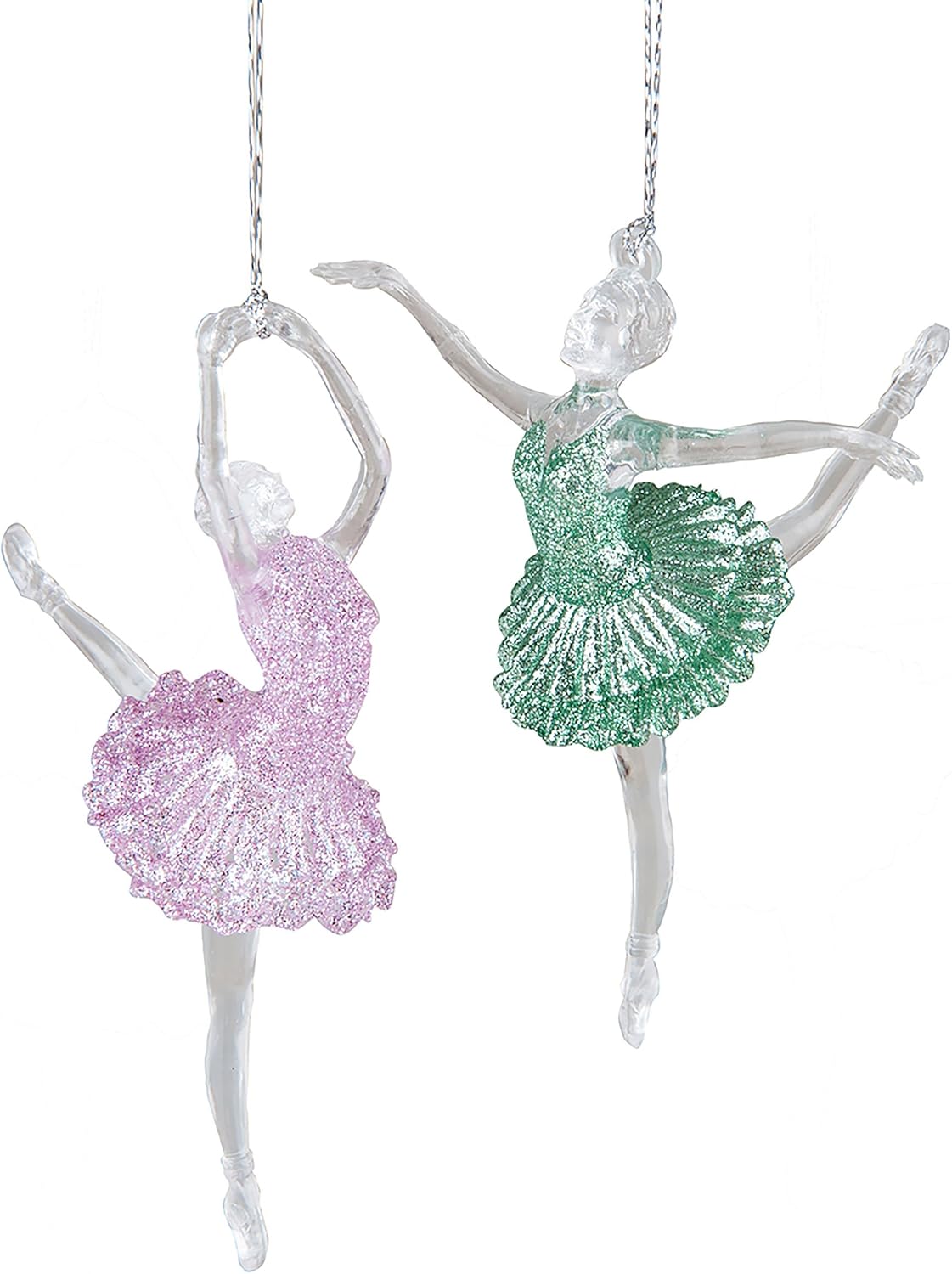 C&F Ballerina Acrylic Ornament Assortment of 2 Home & Kitchen