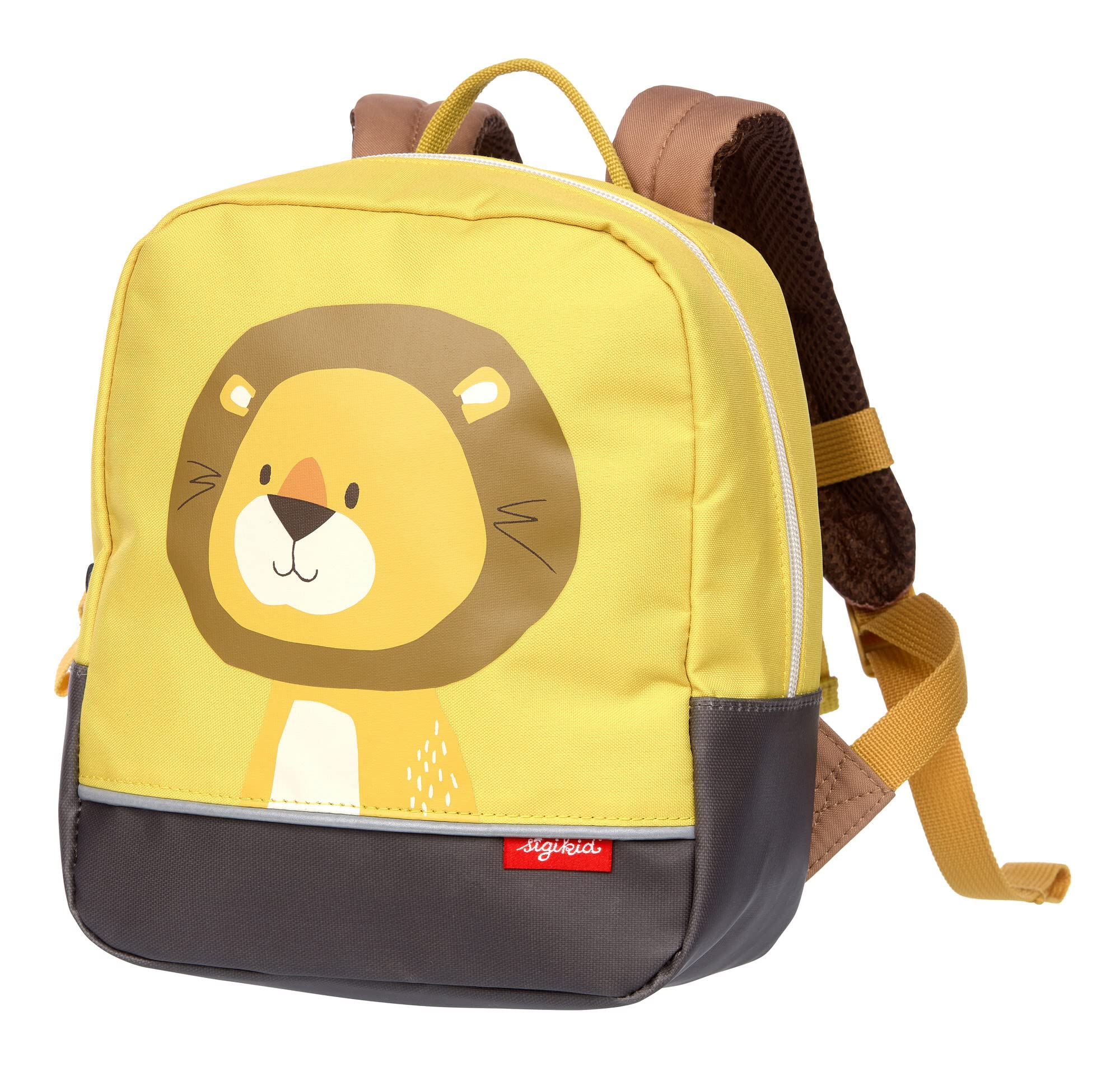 Sigikid Girls Boys Kids Animal Lion Forest Backpack 25116 Recommended for 2-5 Years Old Yellow