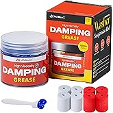 Mablax Damping Grease Kit for Washing Machine Suspension Rods with Foam Inserts | High-Viscosity 35,000 CST Blue 100g Dampening Grease for Toilet Seat &amp; Washer Shock Absorption Lubricants