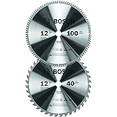 Bosch BCB12TW 12 in. Circular Saw Blade 2 Pk