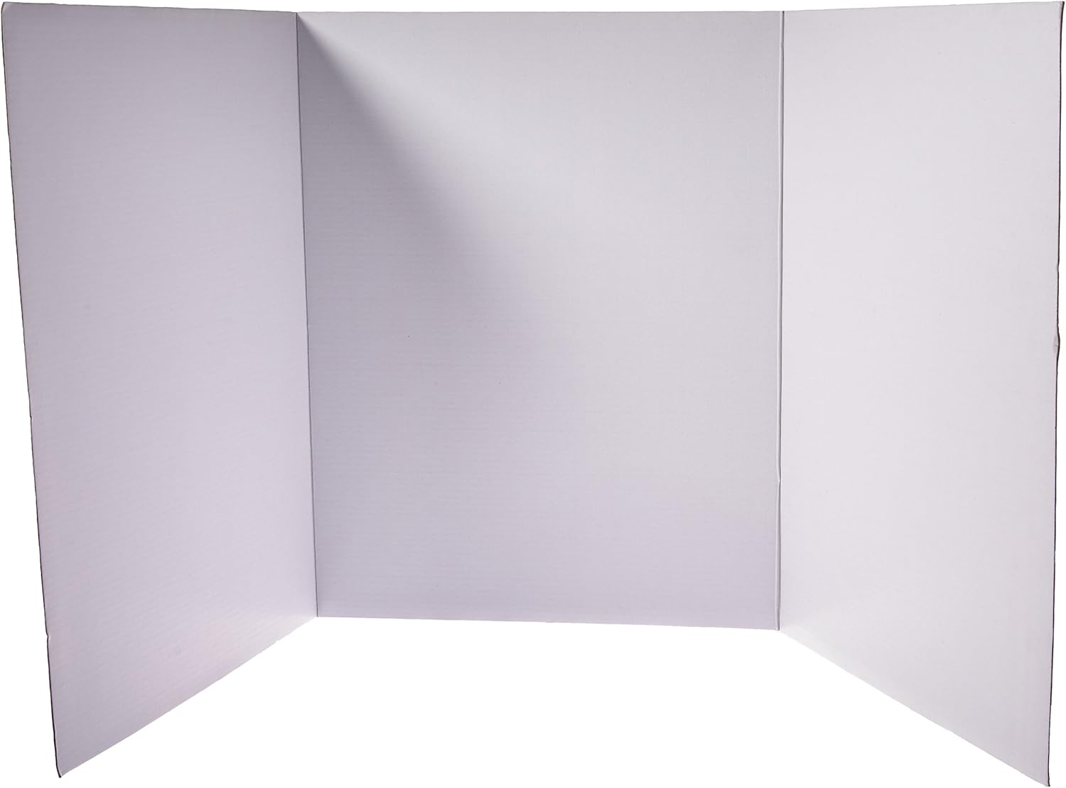 Royal Brites Project Board Tri-Fold with Gridlines, 14 x 33 Inches, (27072) : Scrapbooking Supplies : Office Products