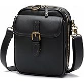Small Crossbody Bags for Women Vegan Leather Messenger Purses, Vintage Wallet Anti Theft Shoulder Handbags with Card Slots