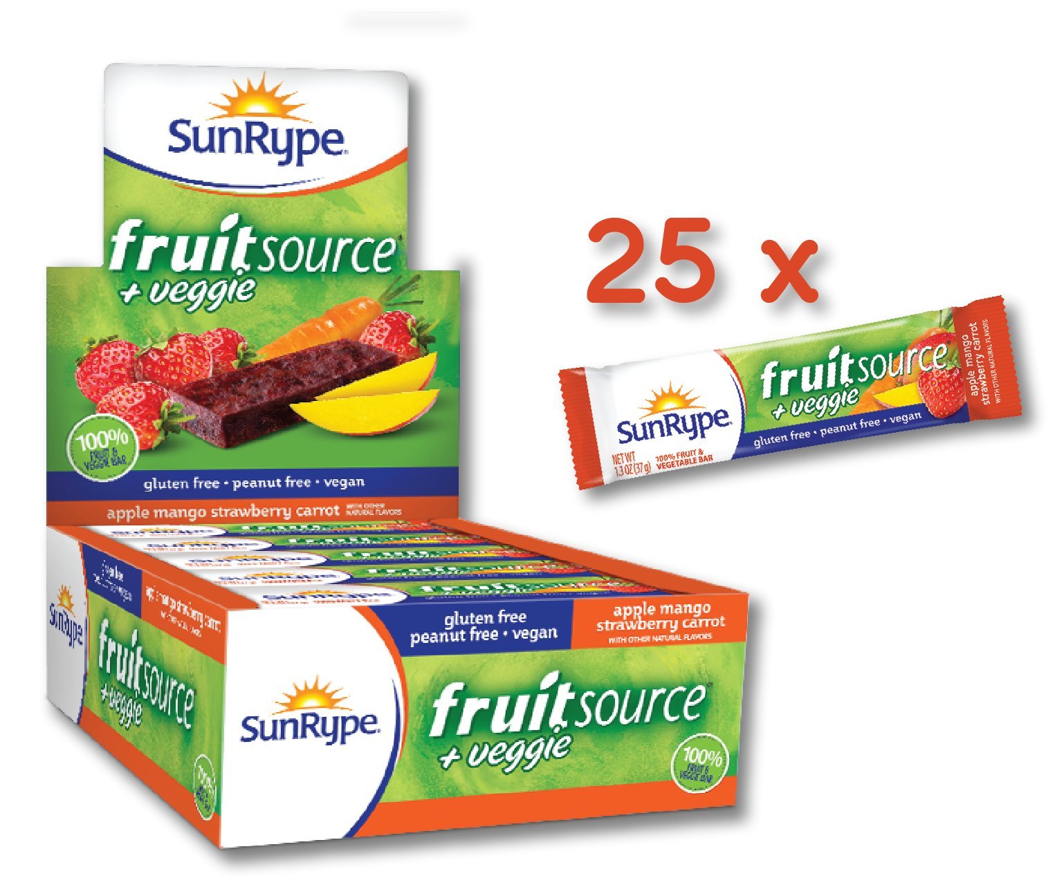SunRype Fruit to Go Snack Variety Pack of 72 {Imported