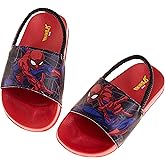Josmo Boys Slide Open Toe Summer Sandals SlipOn Pool Slides Spiderman, Avengers, Sonic the Hedgehog (sizes: 5-10 toddler / 11-12 little kid)