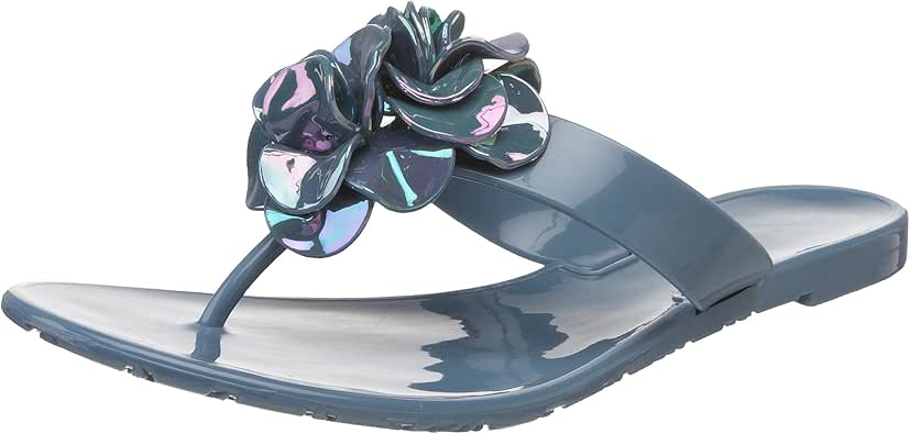 Amazon.com | Nine West Women's Freebee Sandal, Medium Blue, 10 M US | Flip-Flops