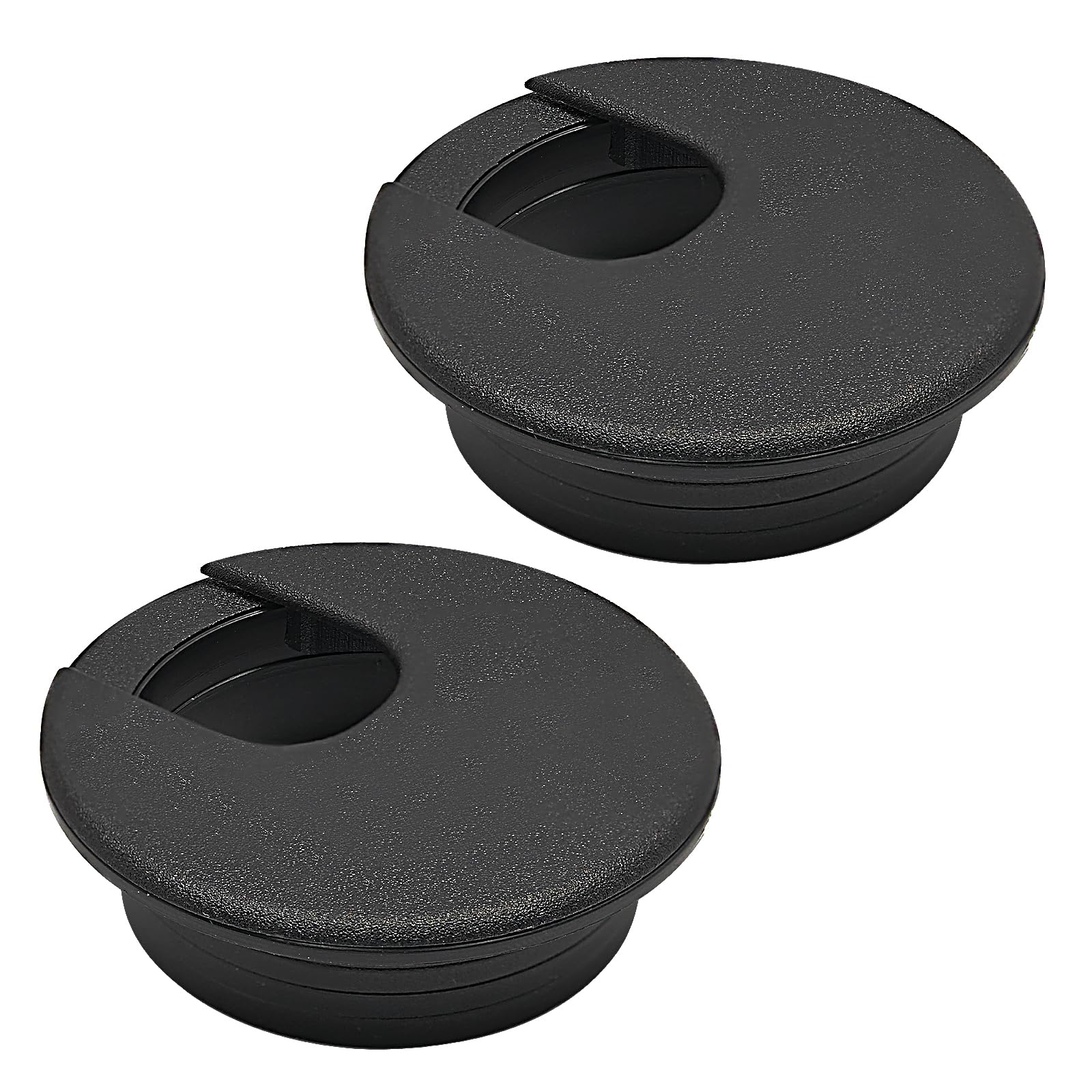 Photo 1 of BOPOREAE Desk Grommet 2" (50 mm), Desk Cord Hole Cover, Cable Grommet ABS Plastic, Desk Hole Grommet for Office and Home Table Cable, Detachable Cable Cord Organizer (Light Grey 2 Pcs)