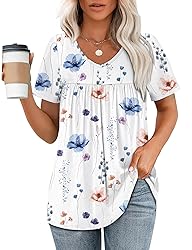 WEESO Womens Summer Tops 2025 Short Sleeve T Shirts