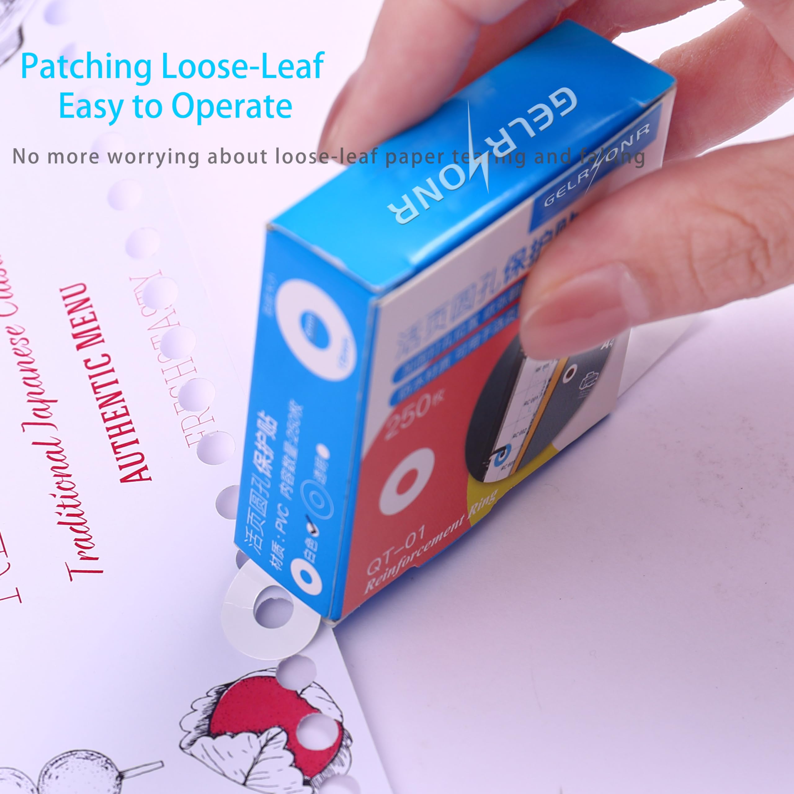Mua GELRHONR Reinforcement Labels, self-Adhesive Reinforcement Ring ...