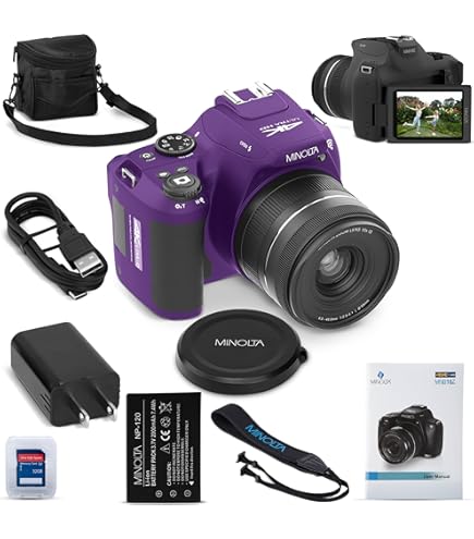 カメラ（MINOLTA） Amazon.com : Minolta ProShot 20MP Camera – 26x Optical Zoom