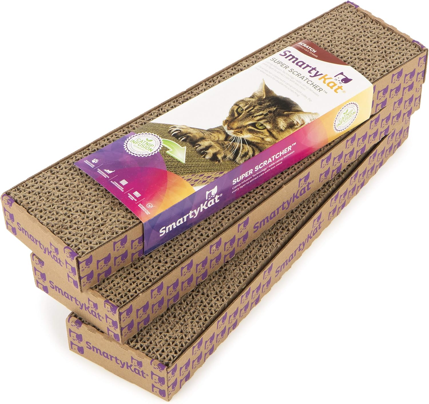 SmartyKat, Super Scratcher, Cat Scratcher, Corrugated