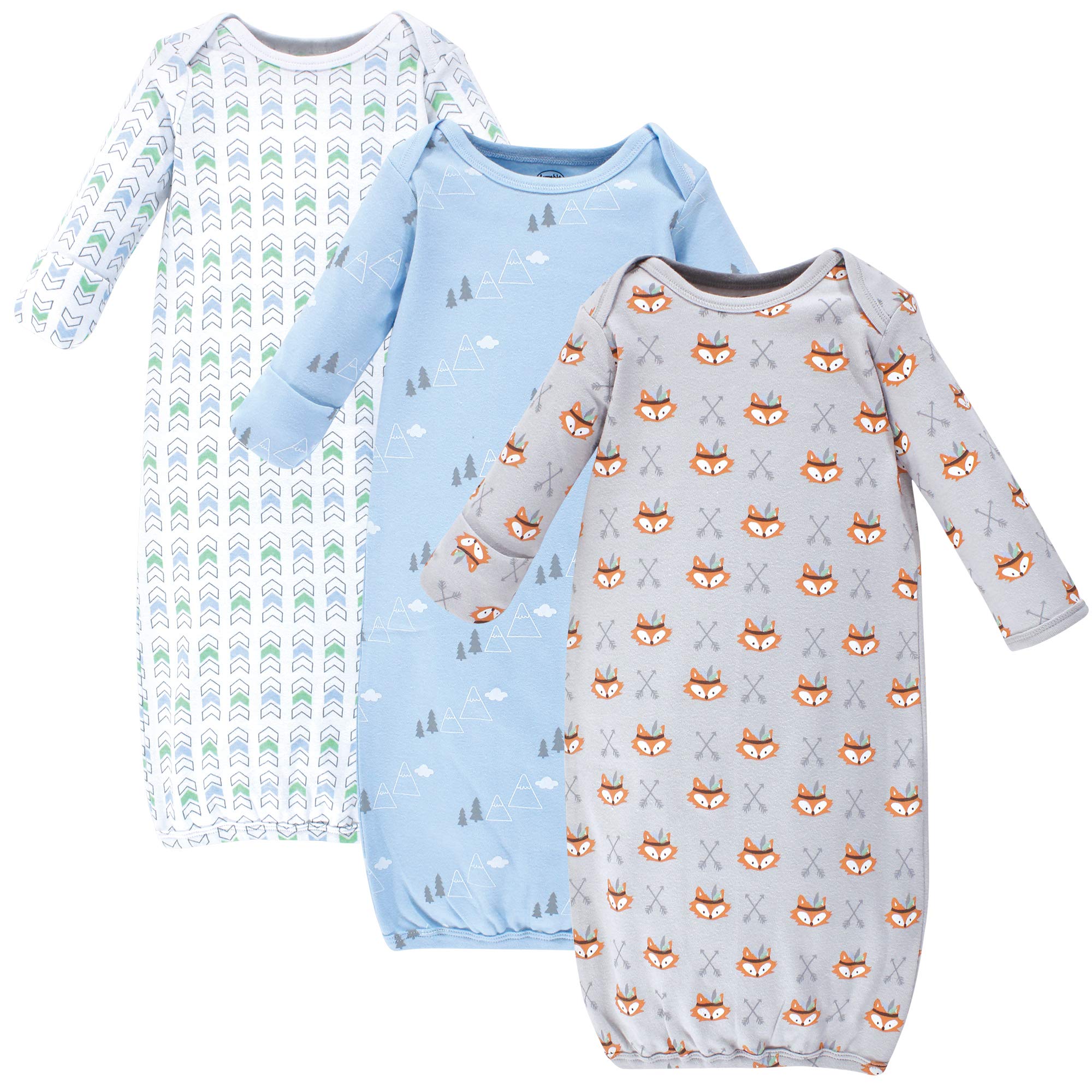 Luvable Friends Baby Girls' Cotton Gowns