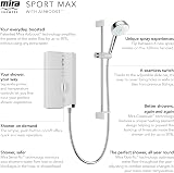 Mira Sport Max 9KW Electric Shower Dual Outlet Airboost Technology Shower Head view 10