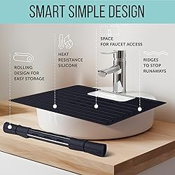 Maplefield Bathroom Sink Cover for Counter Space