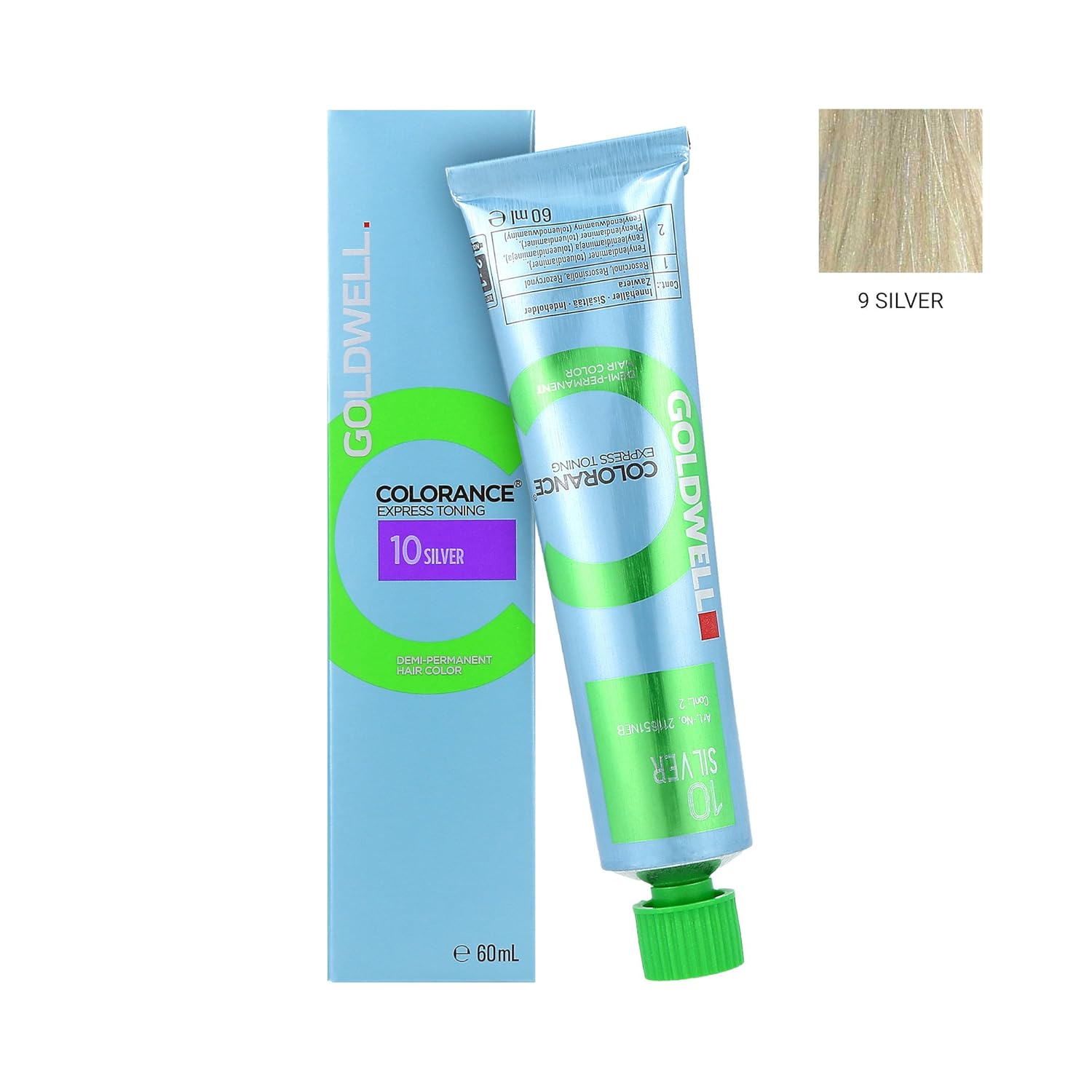 Goldwell Colorance Express Toning Demi Color (2.1 oz tube) 9 Silver