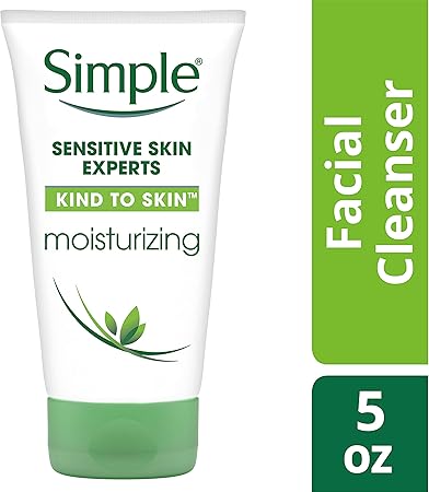 simple moisturizing facial wash
