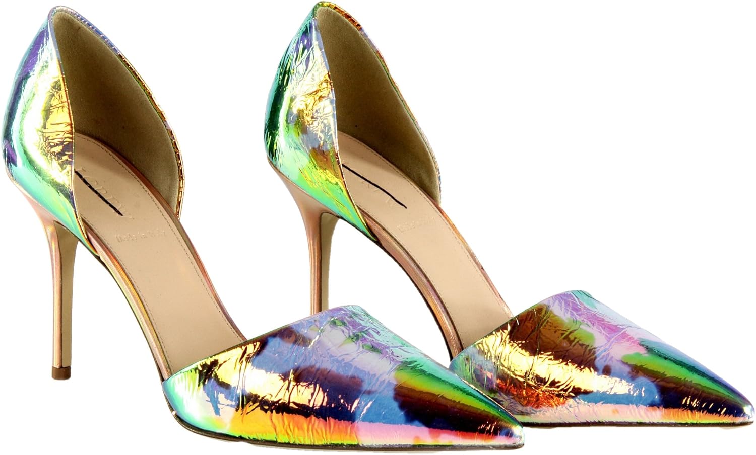 j crew holographic shoes