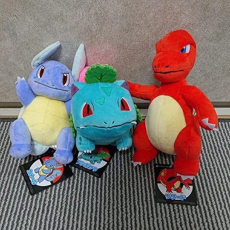 Amazon ポケモン ぬいぐるみ リザード カメール フシギソウ セット ぬいぐるみ ホビー