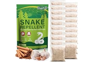BUGGYBEDS 24 Pack Snake Repellent for Yard - Natural Snake Deterrent Pouches for Yards, Gardens, Garages, Camping & Outdoor - Long-Lasting, Safe & Non-Toxic, Protects Your Family & Pets