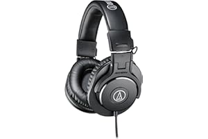 Audio-Technica ATH-M30x Professional Studio Monitor Headphones, Black